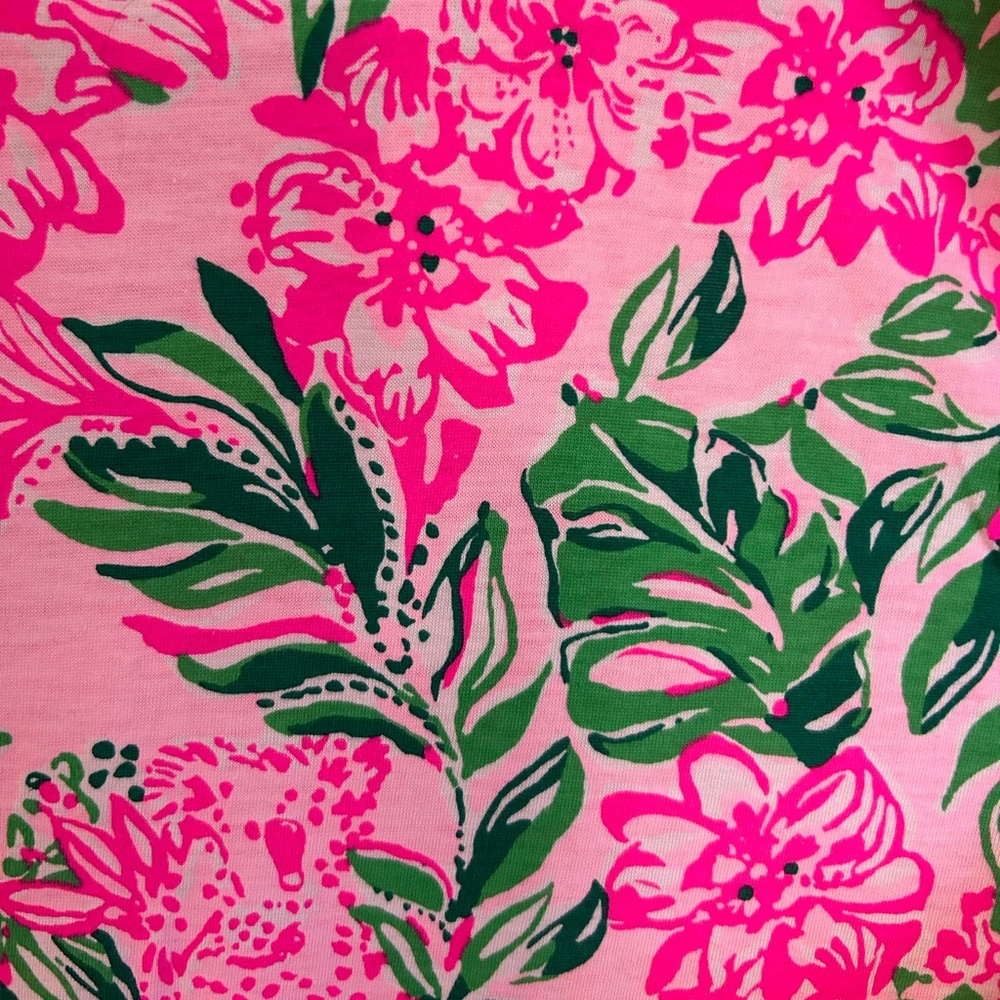 Lilly Pulitzer Hayes Dress Conch Shell Pink Koala La La Women’s Size XL - Picture 6 of 11